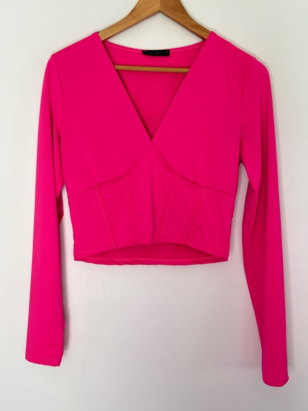 21 Saints Pink Babydoll Long Sleeves Top Blouse Size Small * Y2K Feminine
